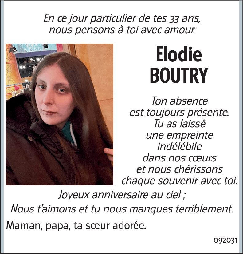 Elodie BOUTRY