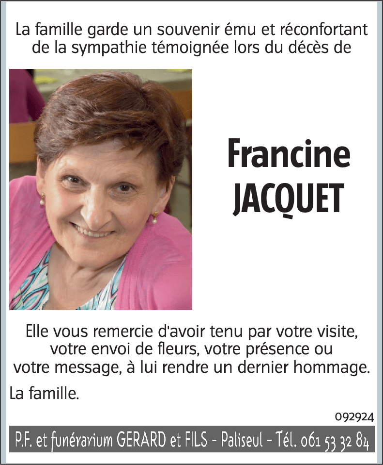 Francine JACQUET