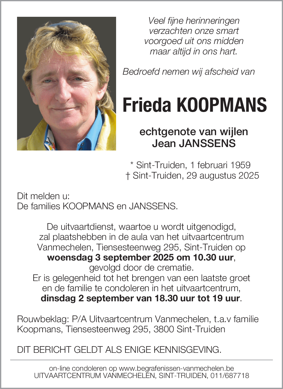 Frieda Koopmans