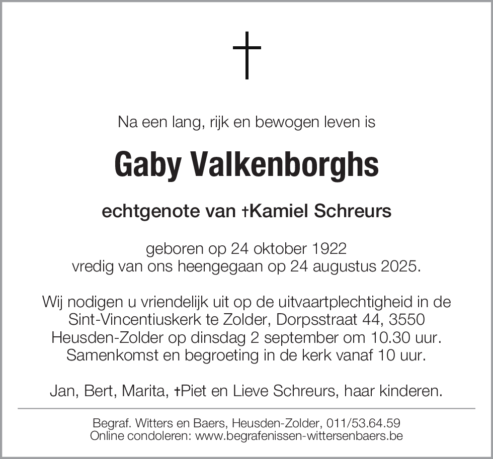 Gaby Valkenborghs
