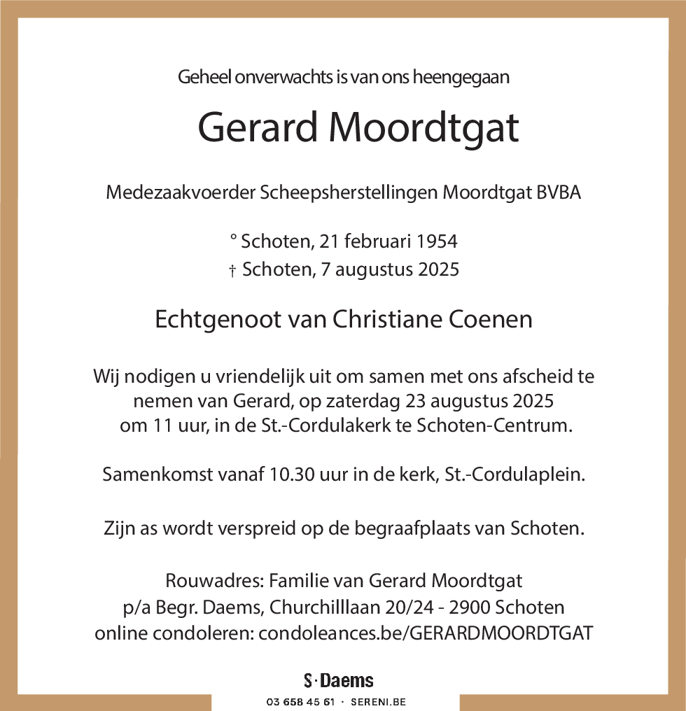Gerard Moordtgat