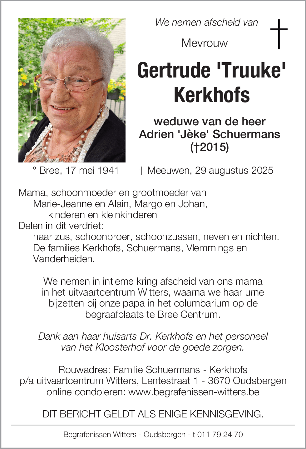 Gertrude Kerkhofs