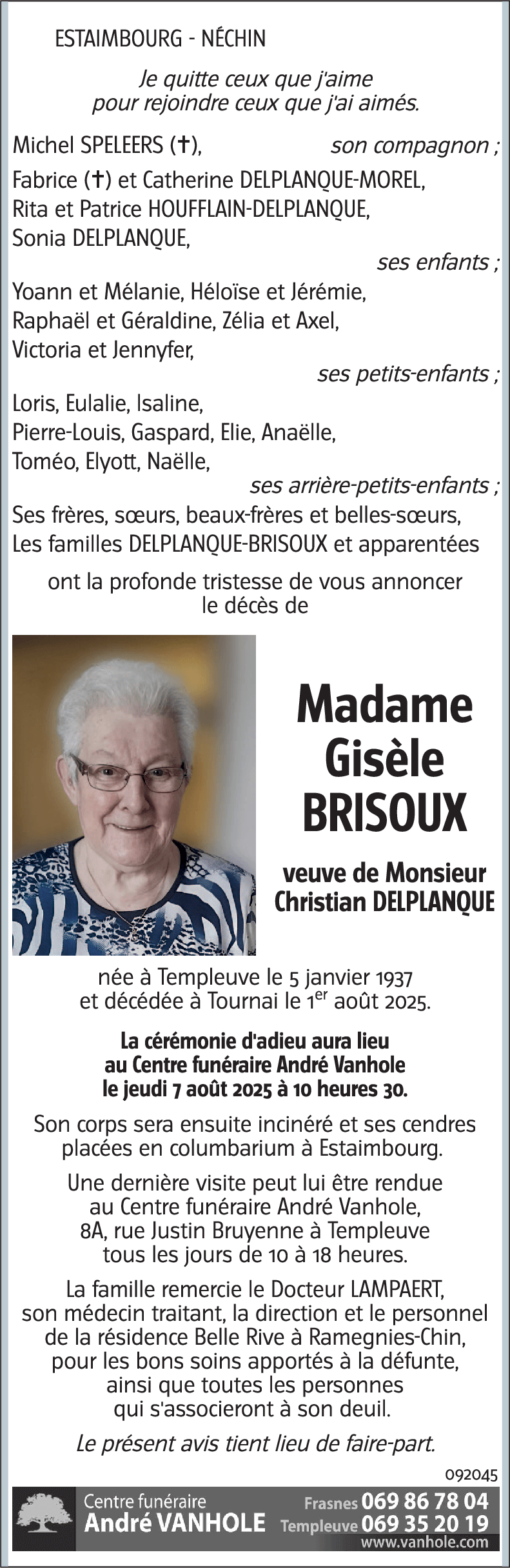 Gisèle BRISOUX