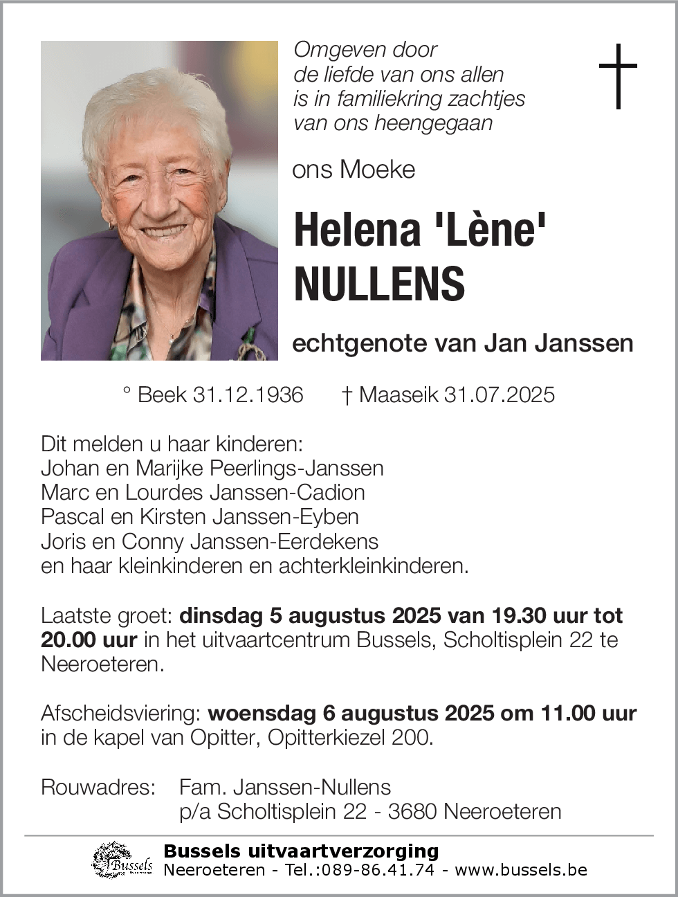 Helena 'Lène' NULLENS