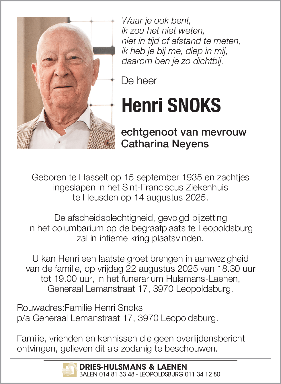Henri Snoks