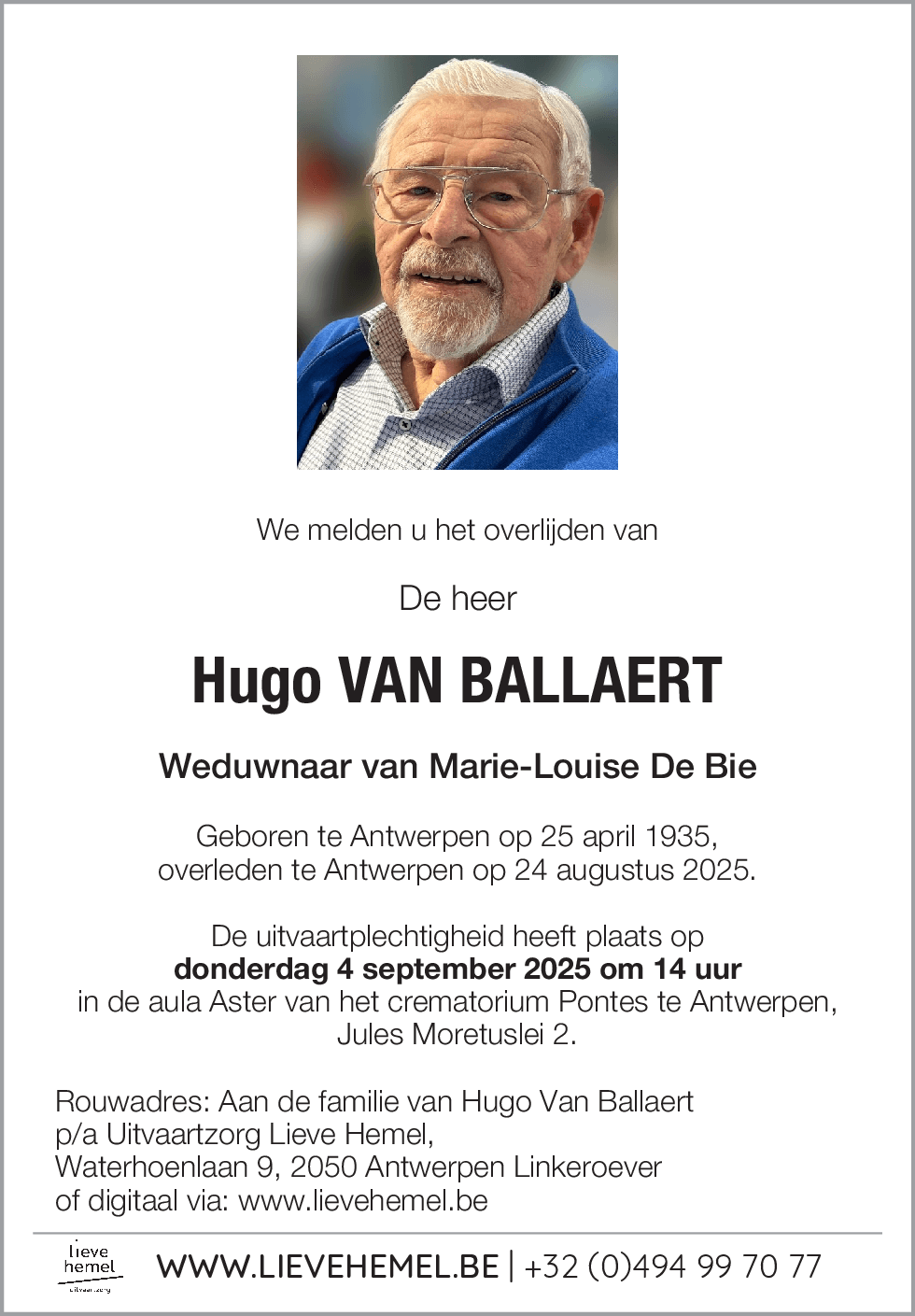 Hugo Van Ballaert