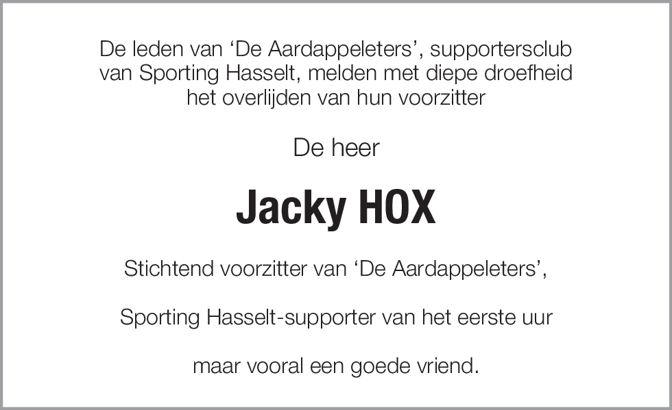 Jacky Hox