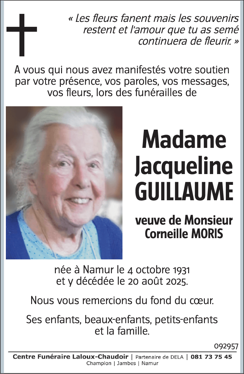 Jacqueline GUILLAUME