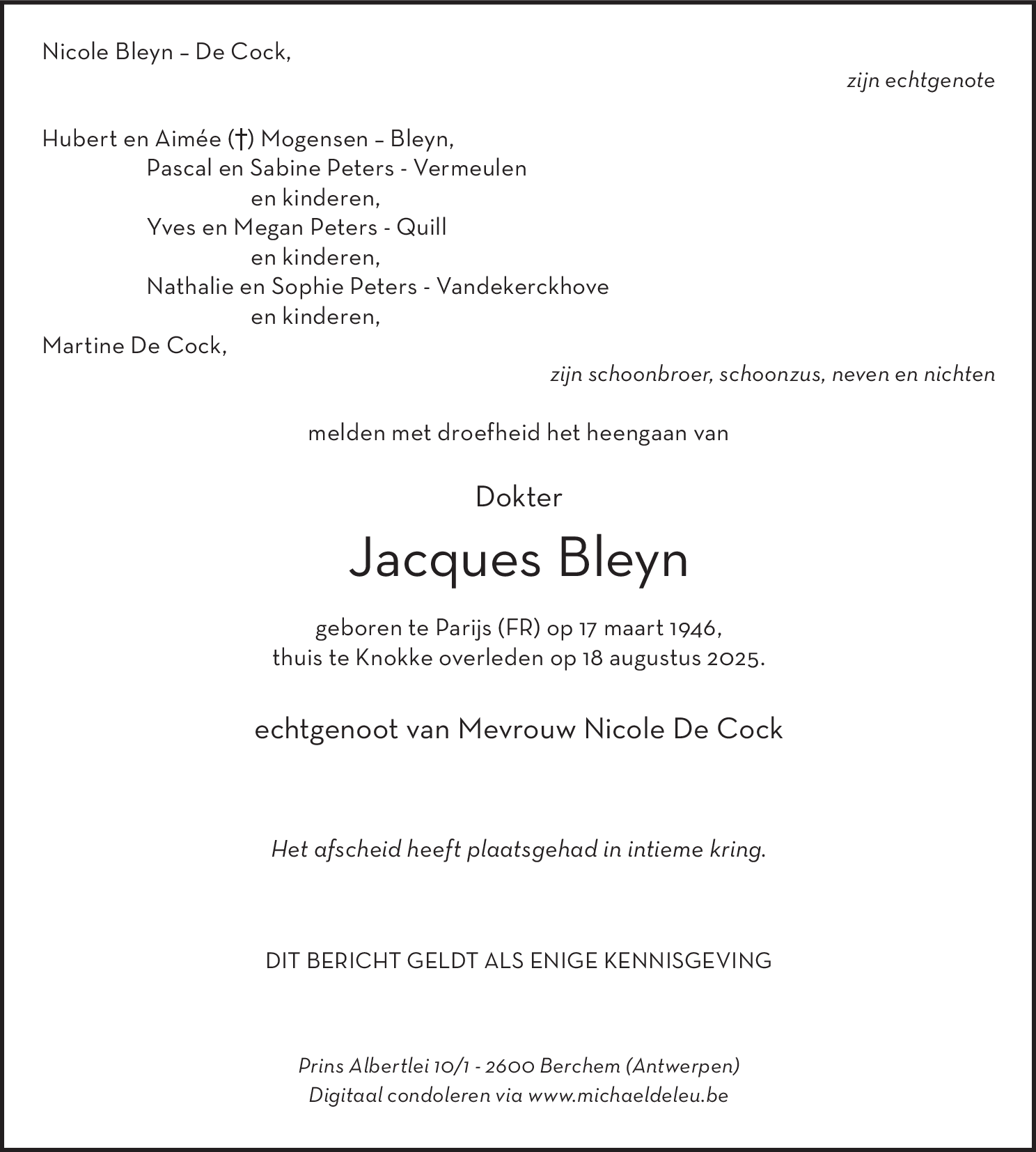 Jacques Bleyn