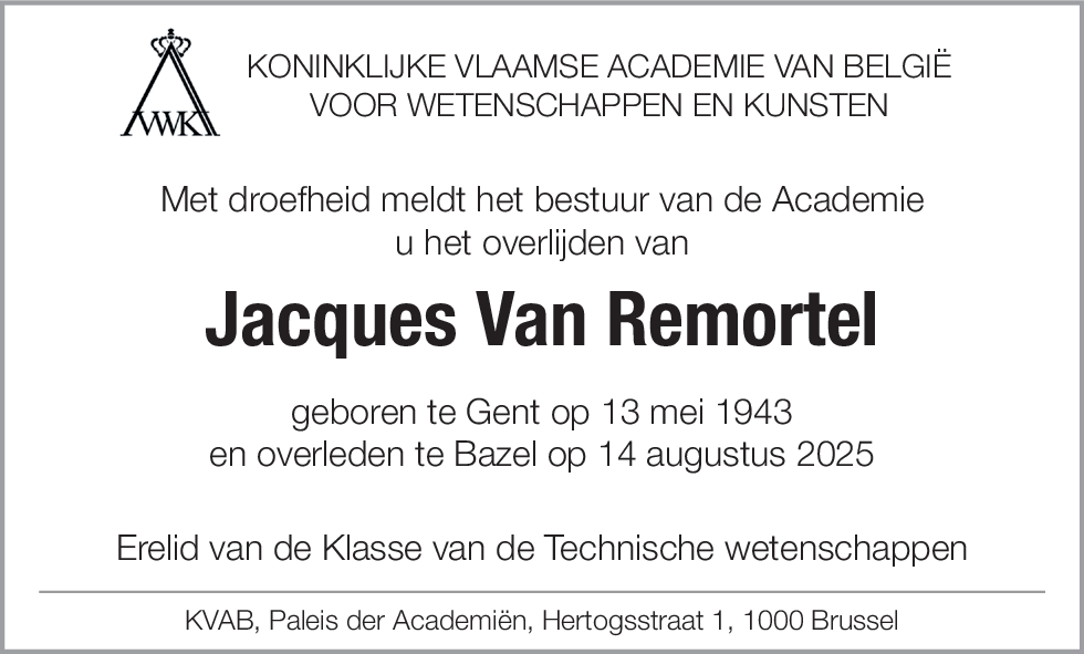 Jacques van Remortel