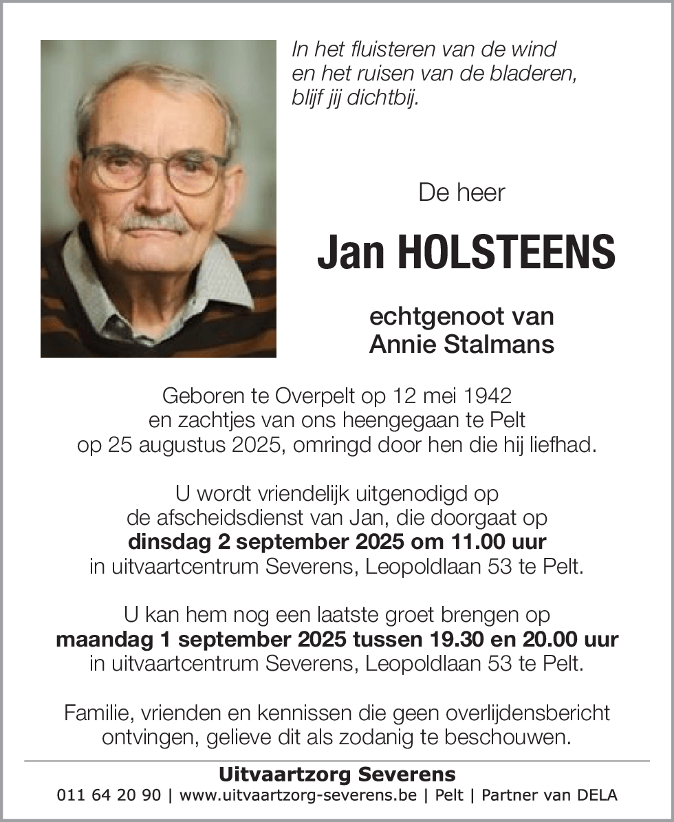 Jan Holsteens