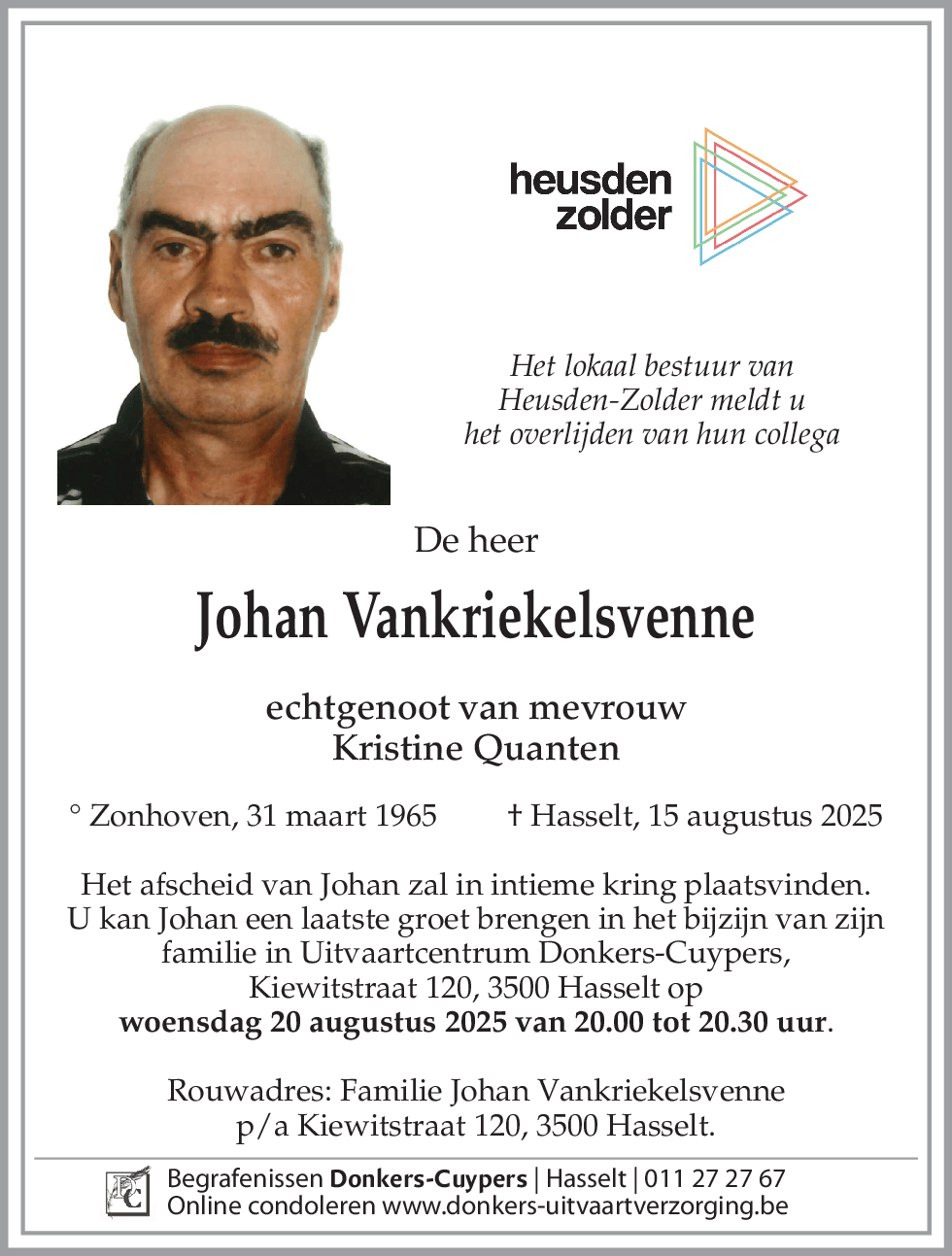 Johan Vankriekelsvenne