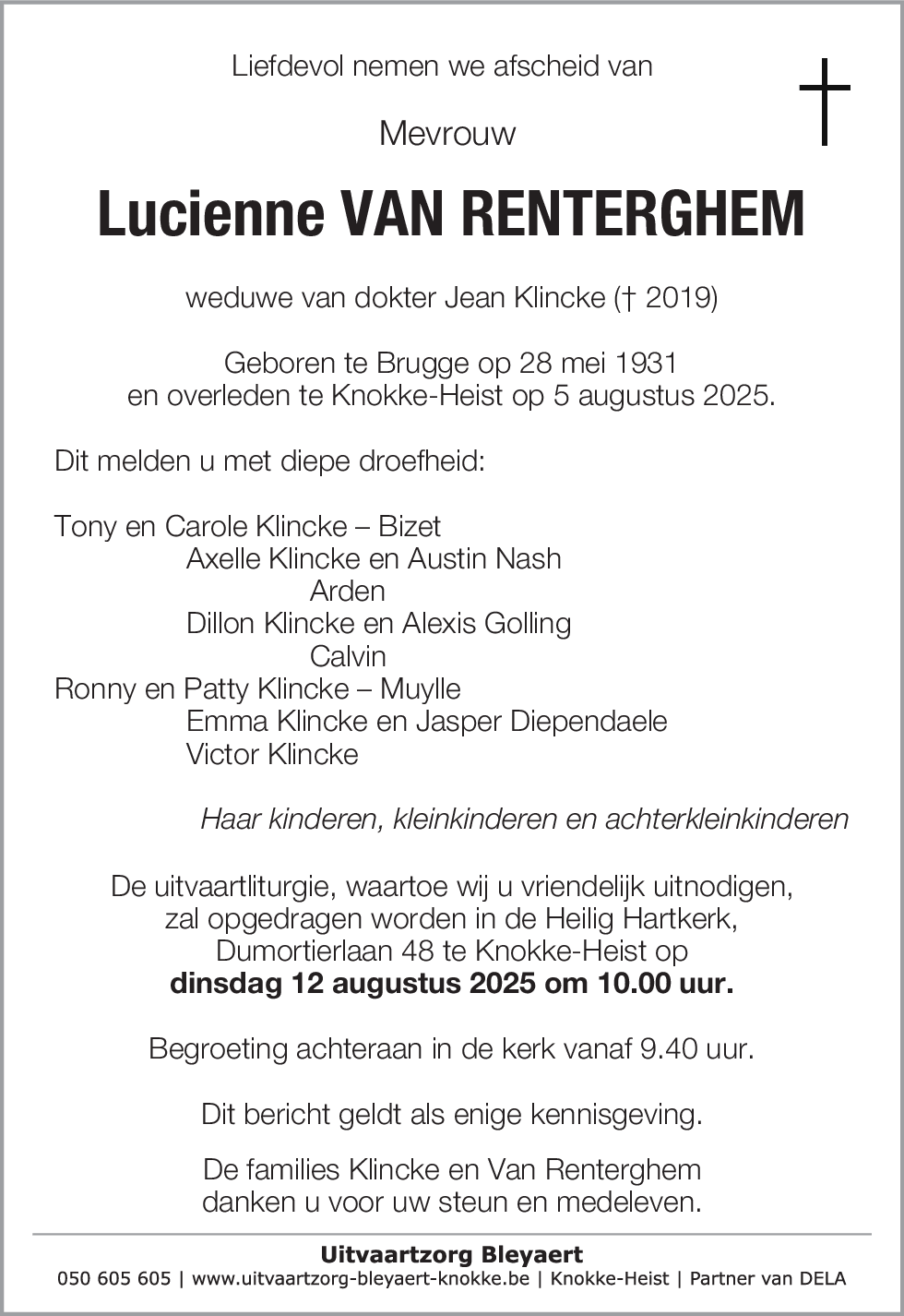 Lucienne Van Renterghem