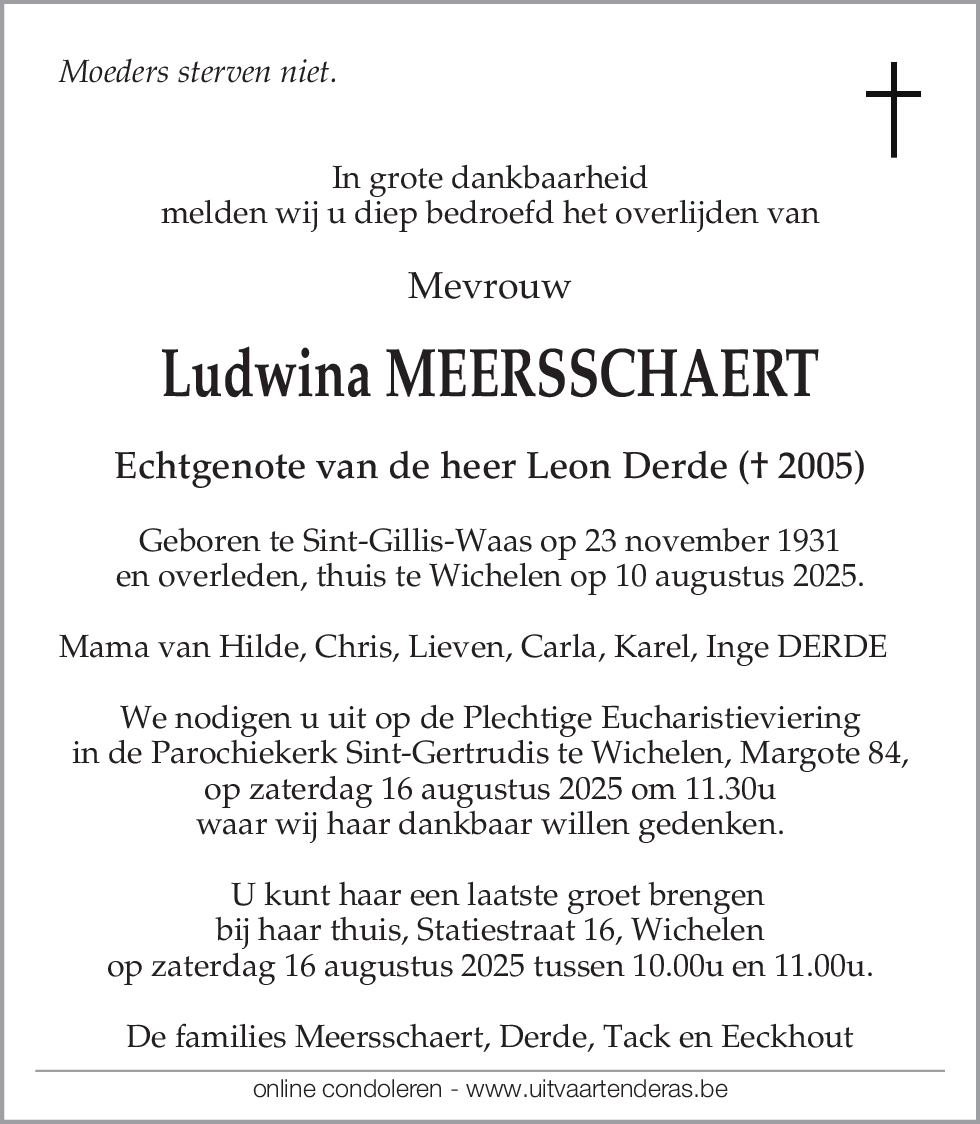 Ludwina Meersschaert