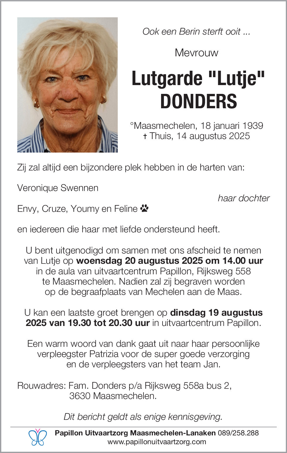 Lutgarde Donders
