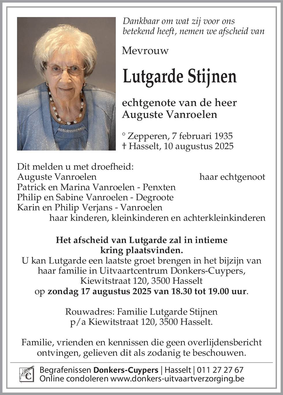 Lutgarde Stijnen