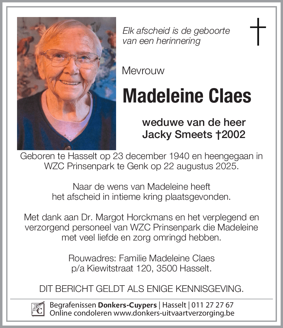 Madeleine Claes
