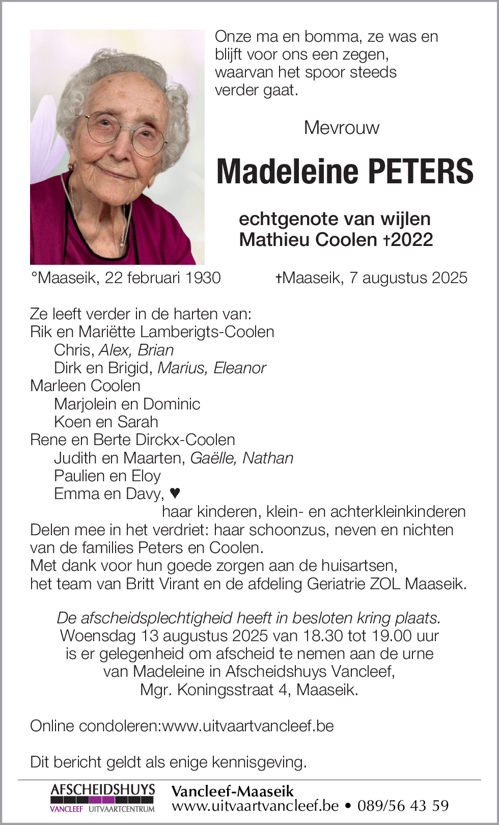 Madeleine Peters