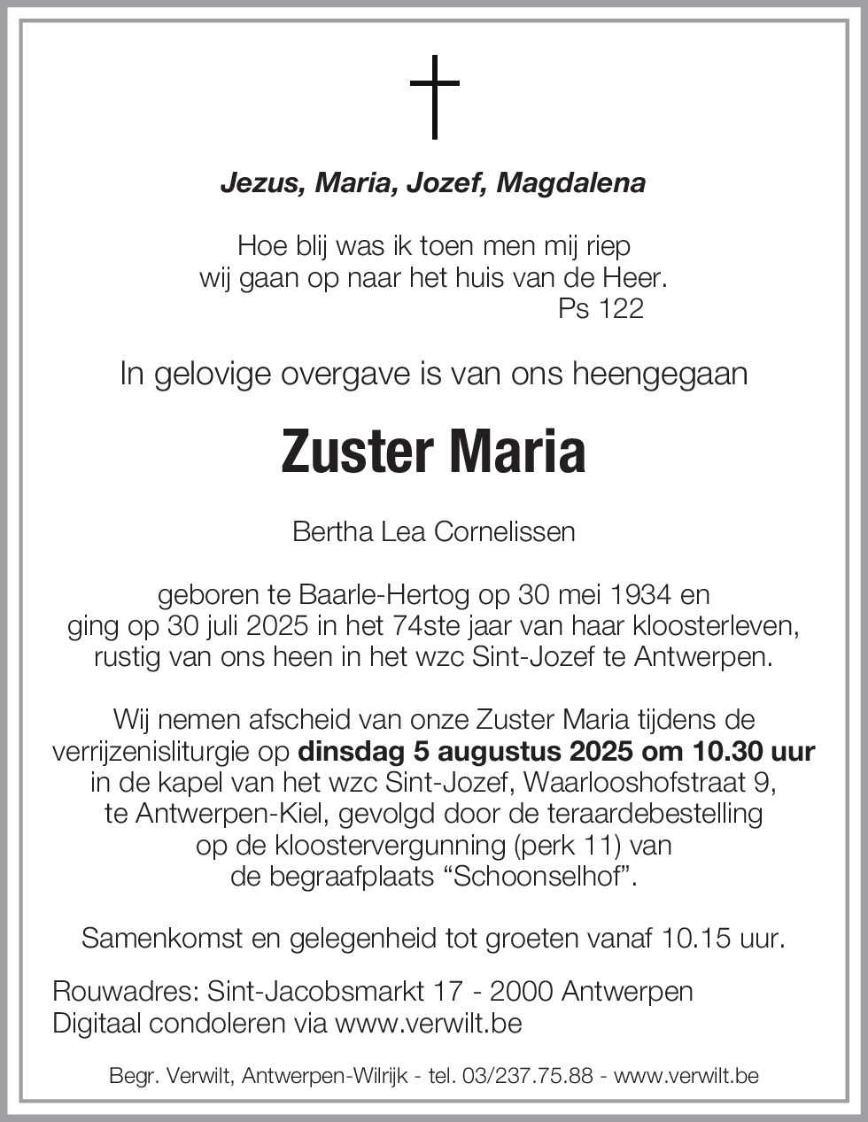 Maria Bertha Lea Cornelissen