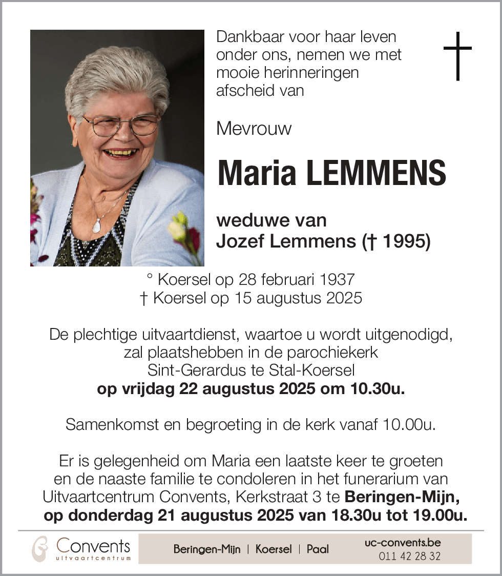 Maria Lemmens