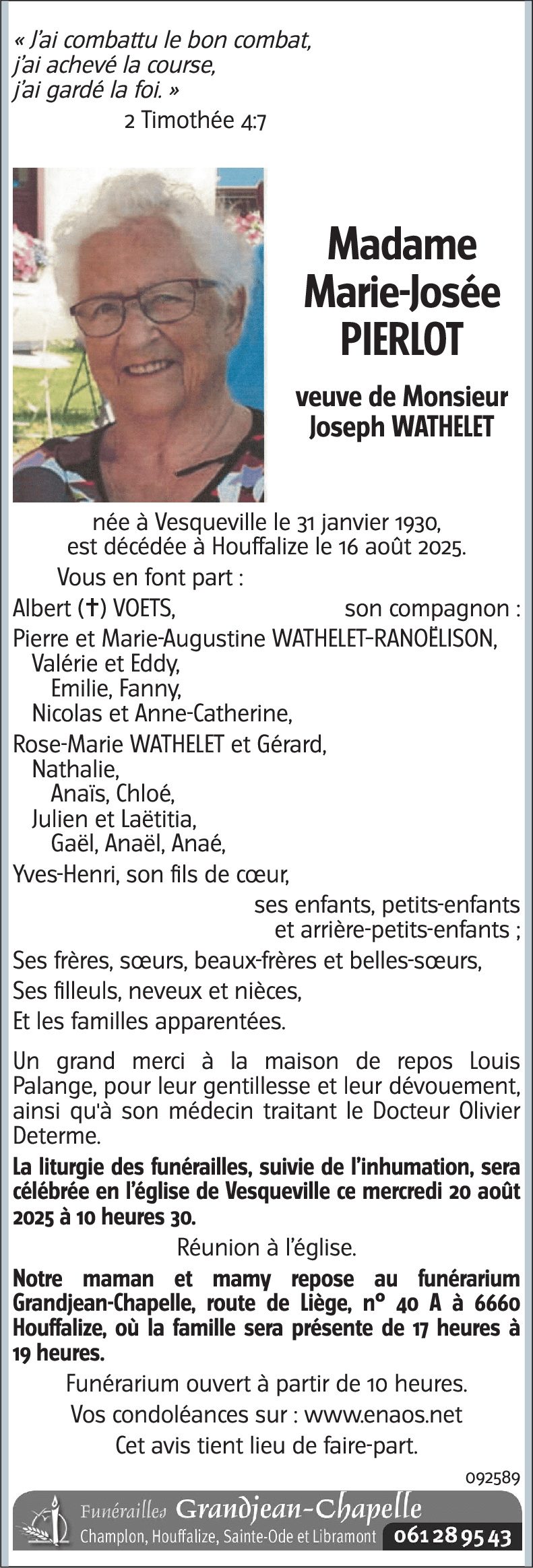 Marie-Josée PIERLOT