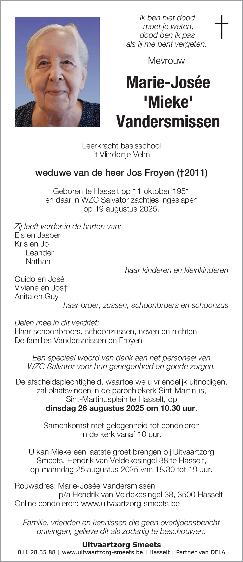 Marie-Josée Vandersmissen