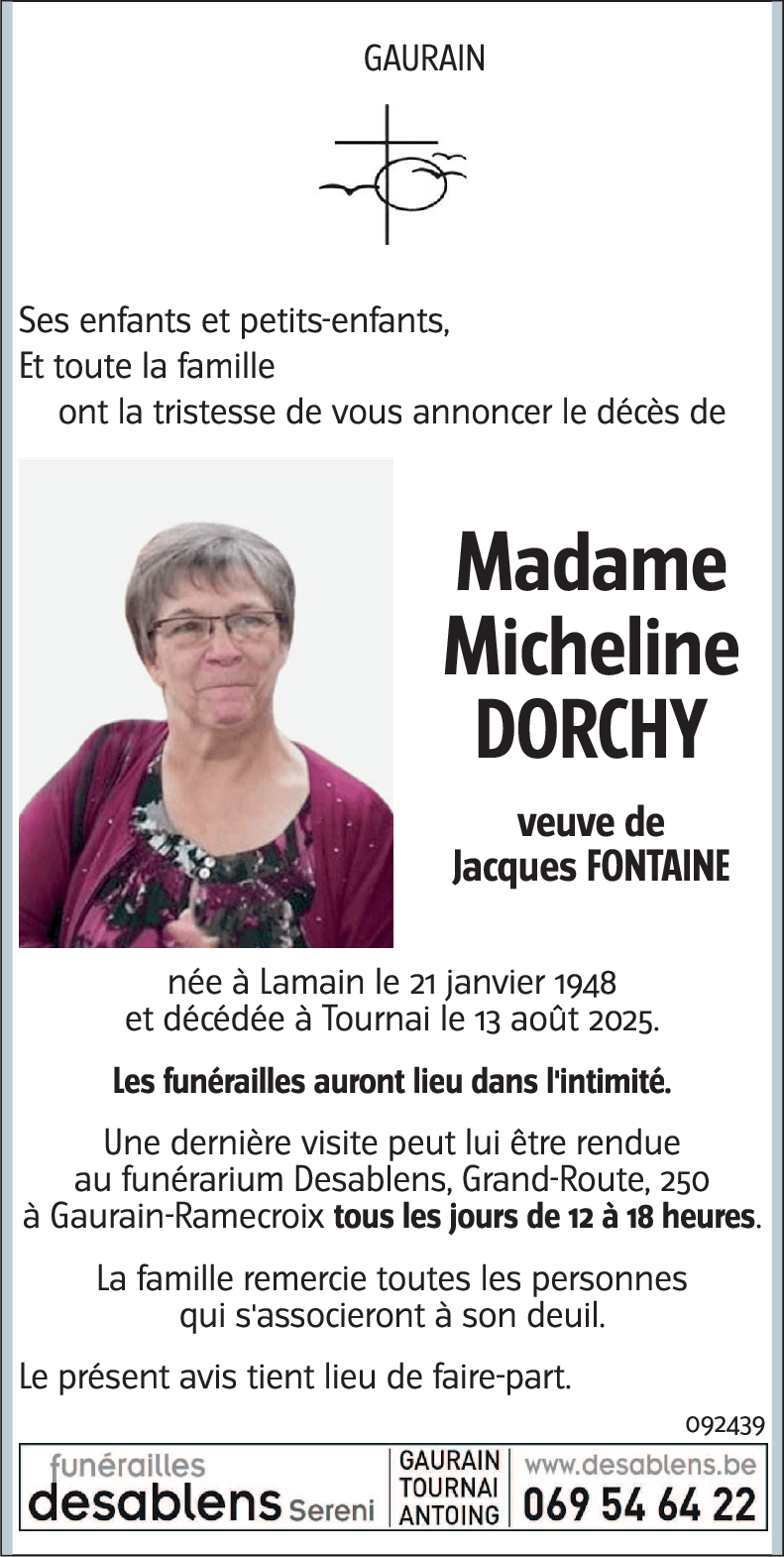 Micheline DORCHY