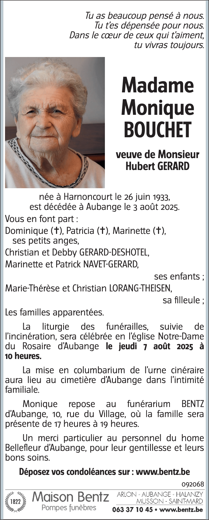 Monique BOUCHET