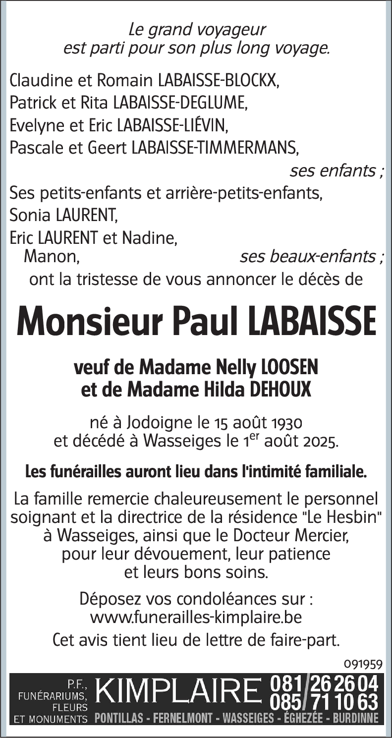 Paul LABAISSE