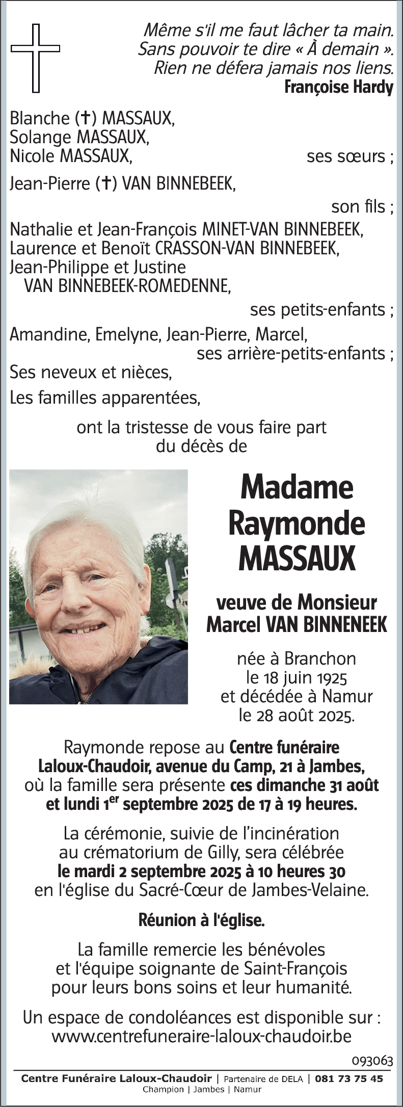 Raymonde MASSAUX