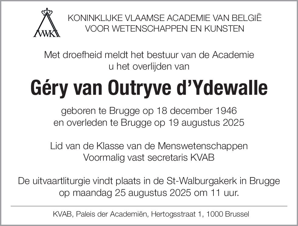 Géry van Outryve d'Ydewalle