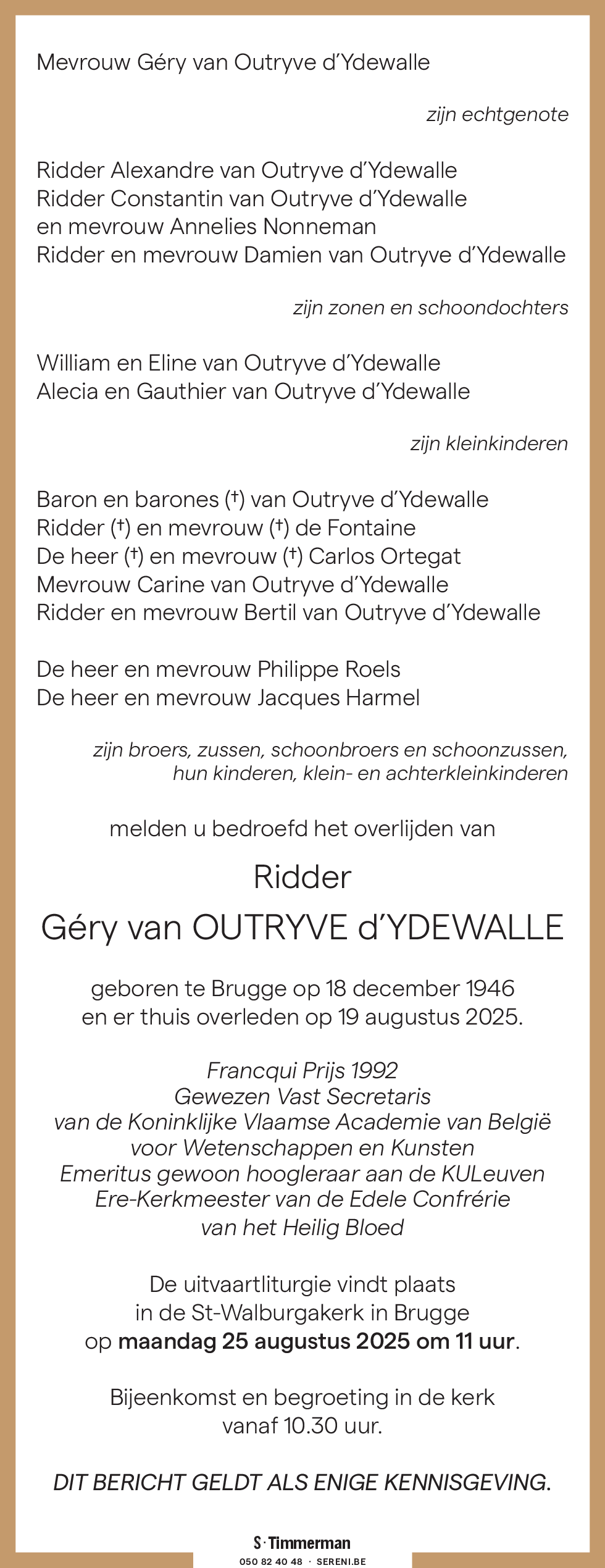 Géry van Outryve d'Ydewalle