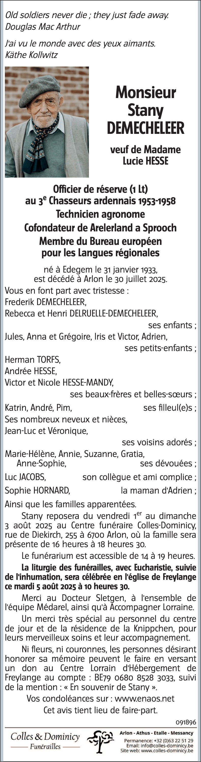 Stanislas DEMECHELEER