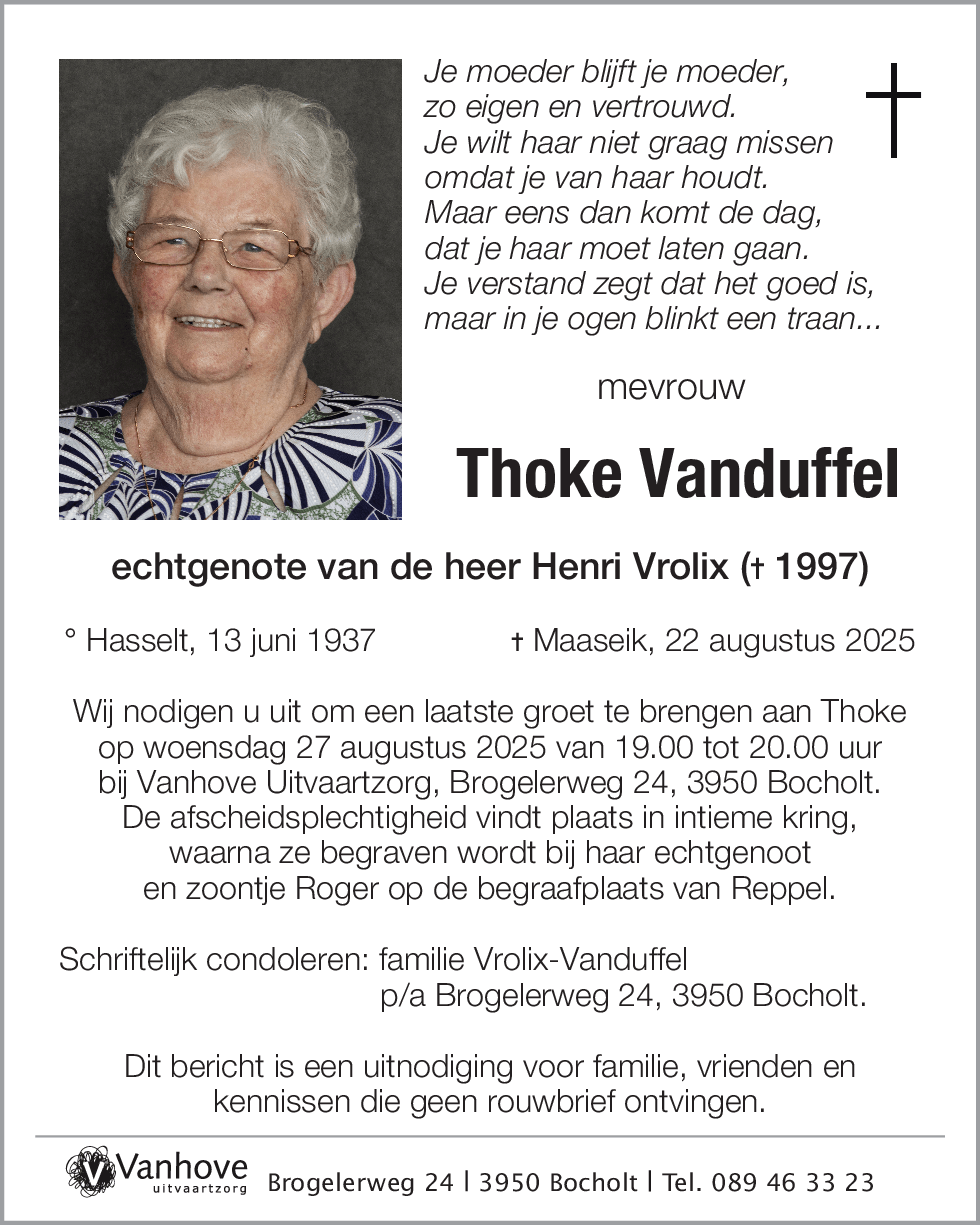 Thoke Vanduffel
