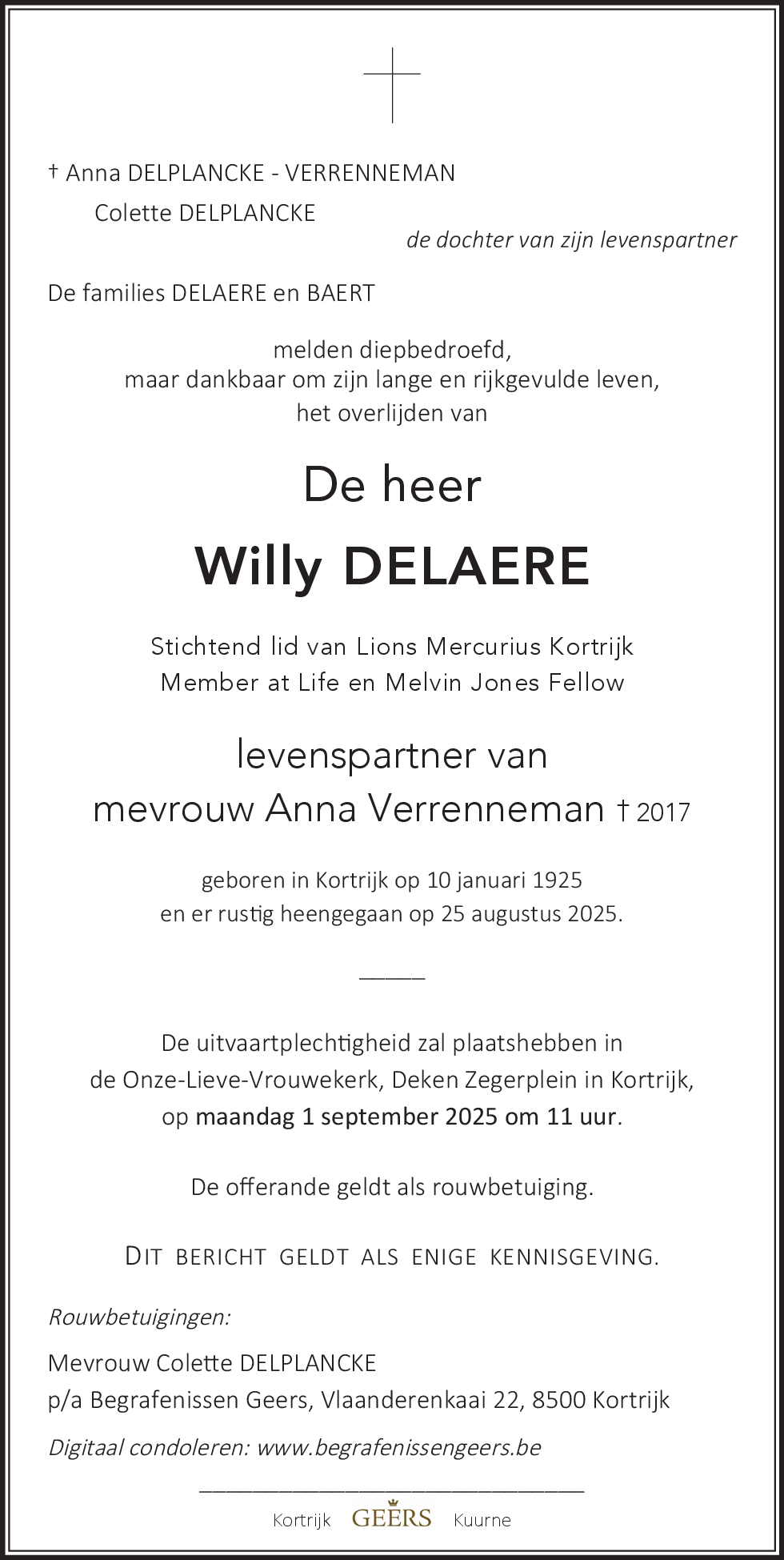 Willy DELAERE