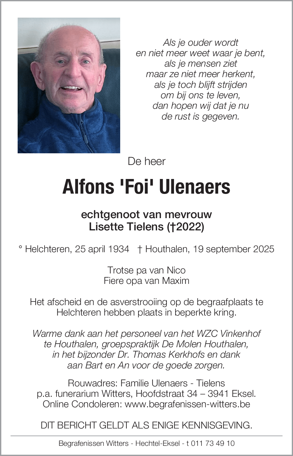 Alfons Ulenaers