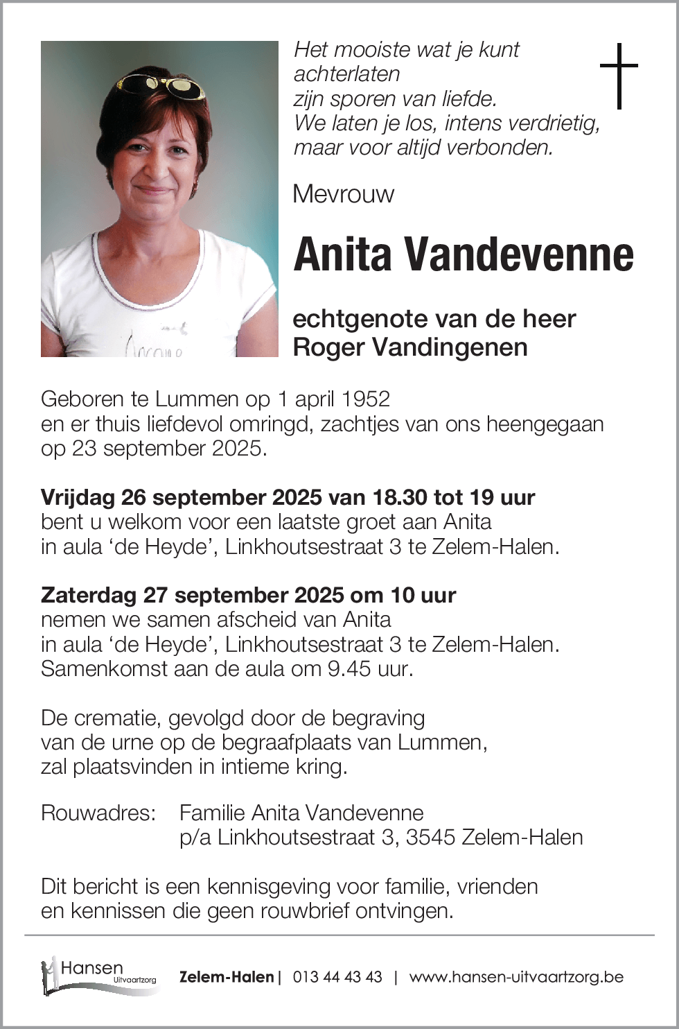 Anita VANDEVENNE