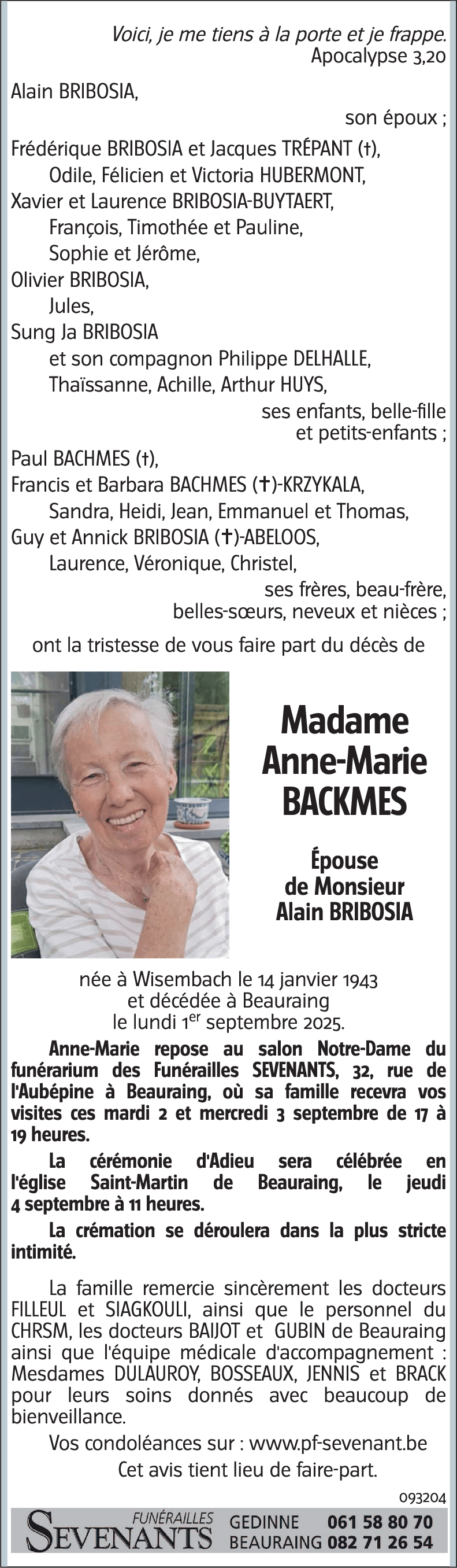 Anne-Marie BACKMES