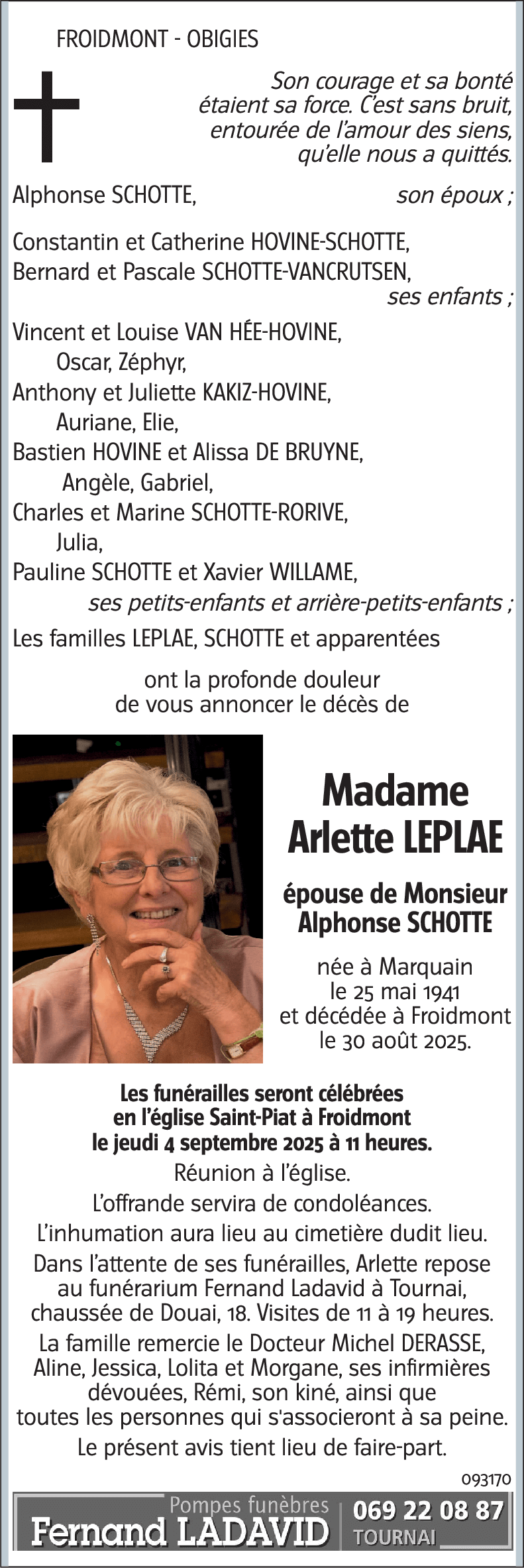 Arlette LEPLAE