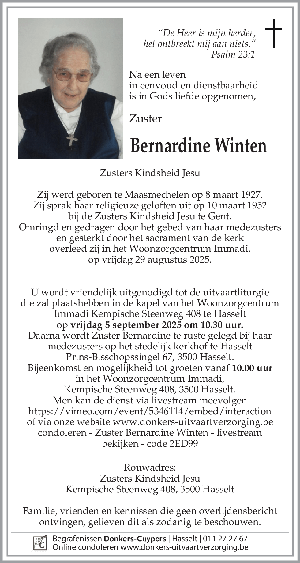 Bernardine Winten