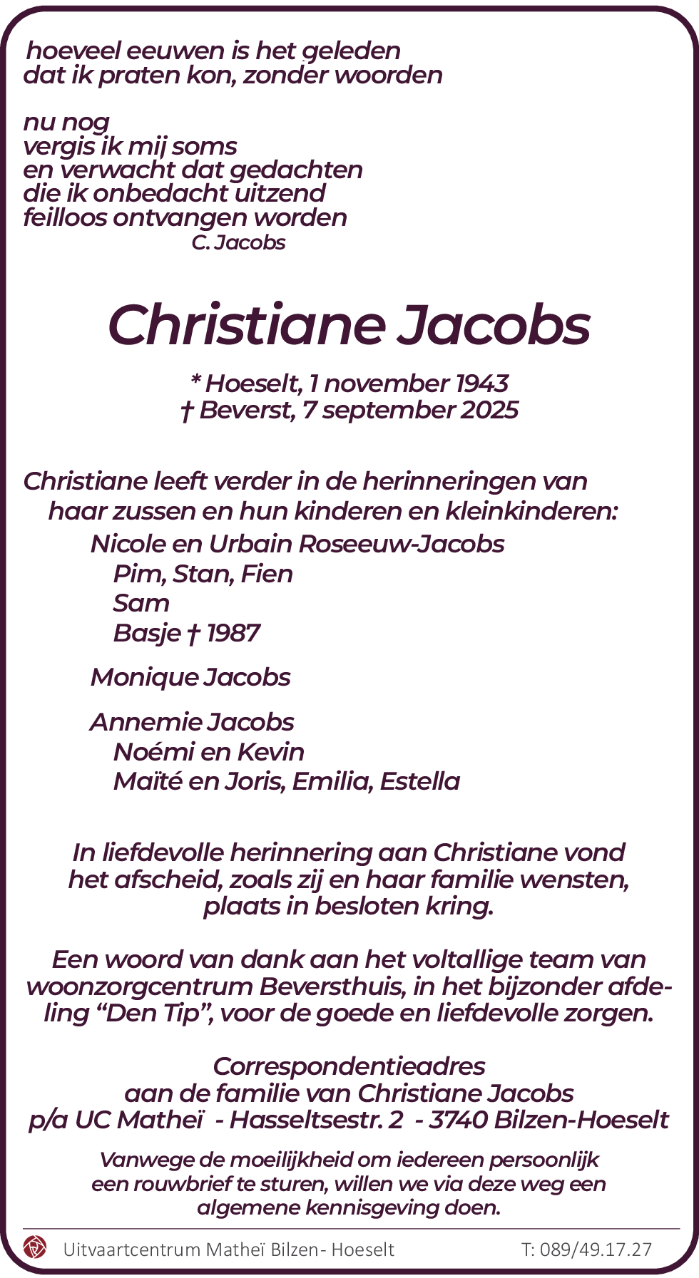 Christiane Jacobs