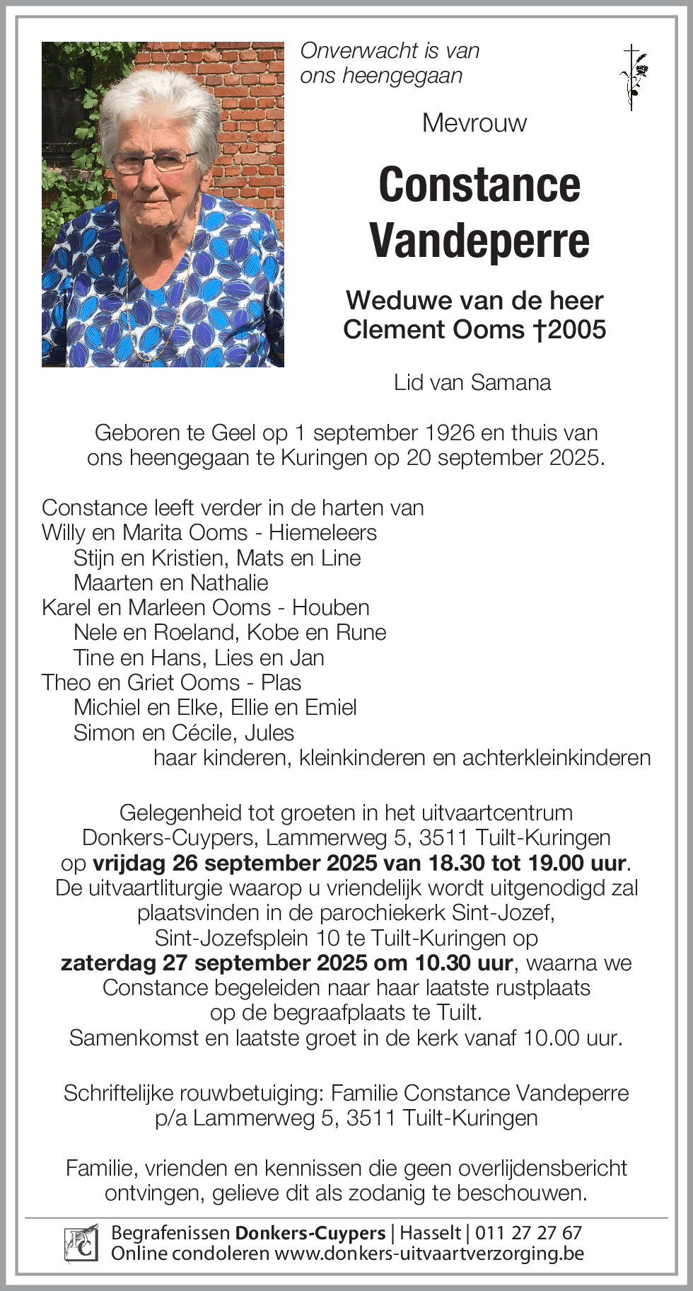 Constance Vandeperre