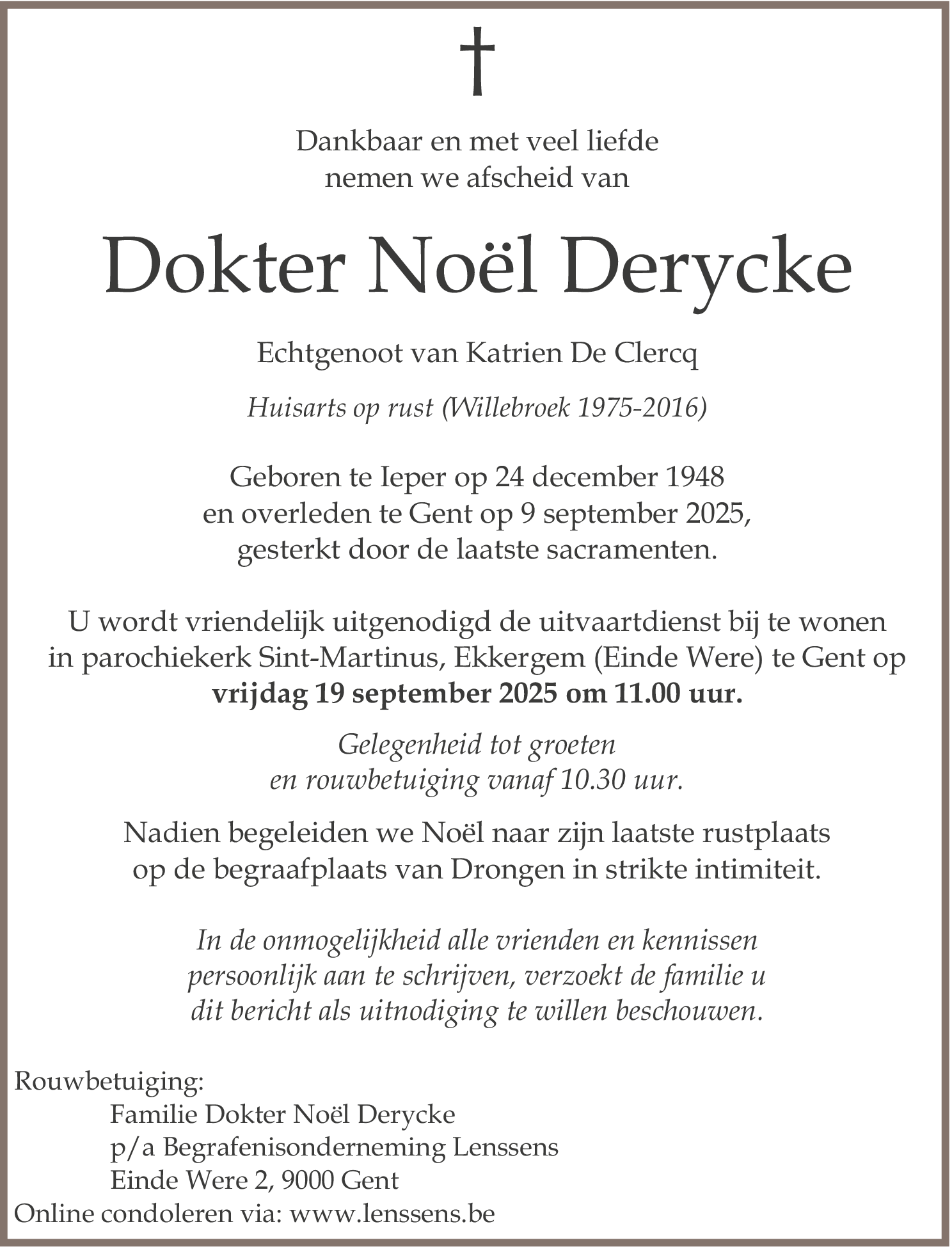 Dokter Noël Derycke