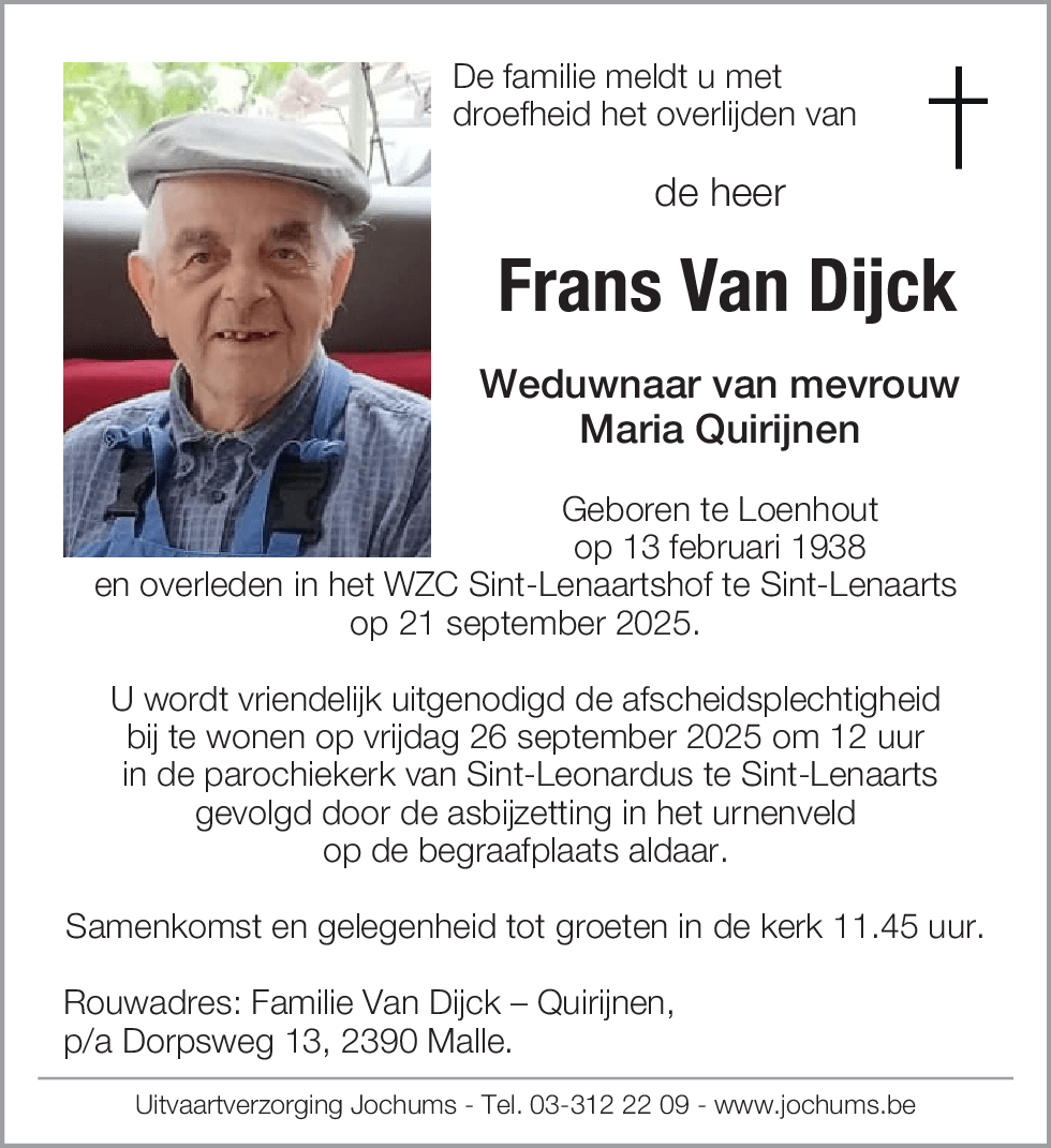 Frans Van Dijck