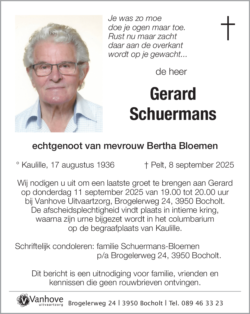 Gerard Schuermans