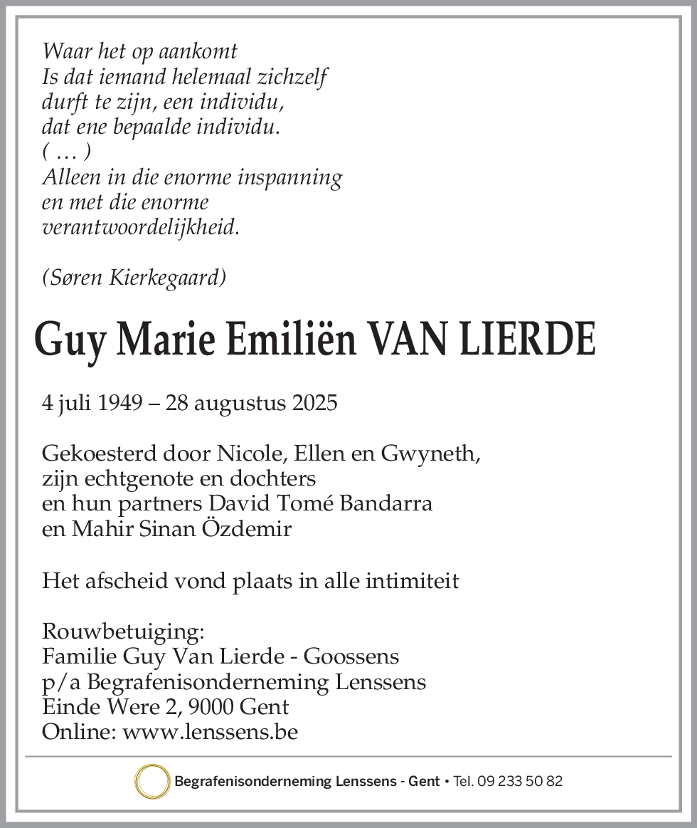 Guy Van Lierde
