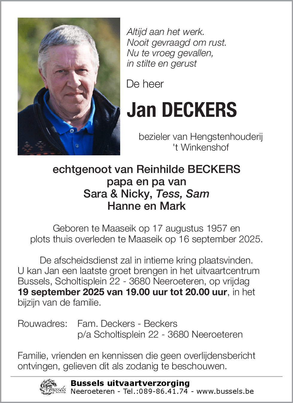 Jan DECKERS