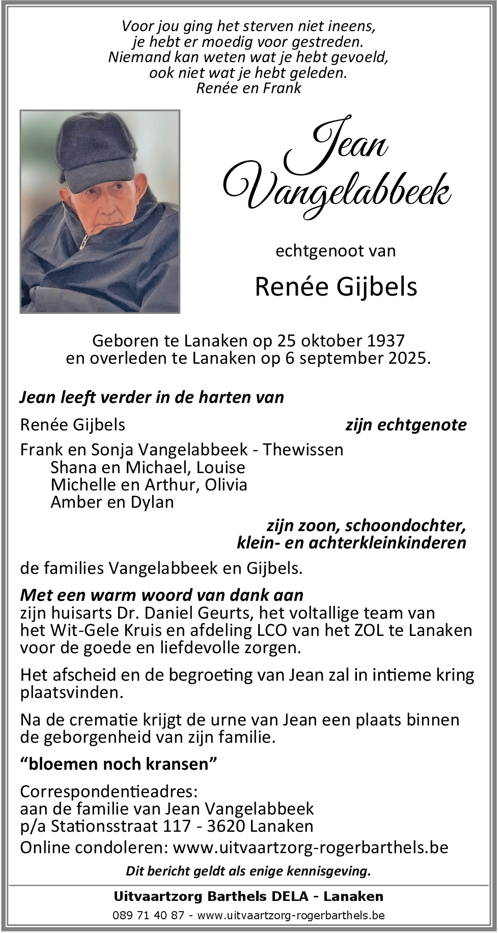 Jean Vangelabbeek