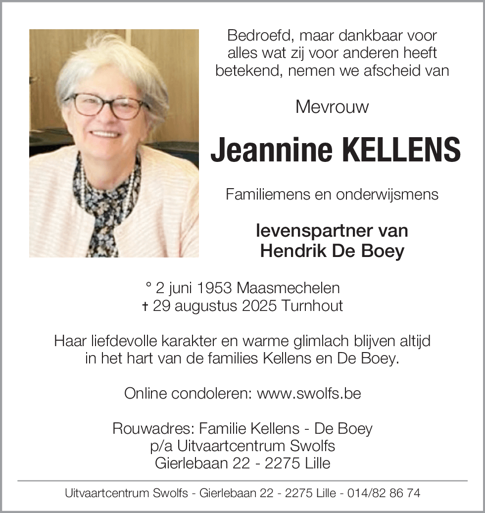 Jeannine Kellens