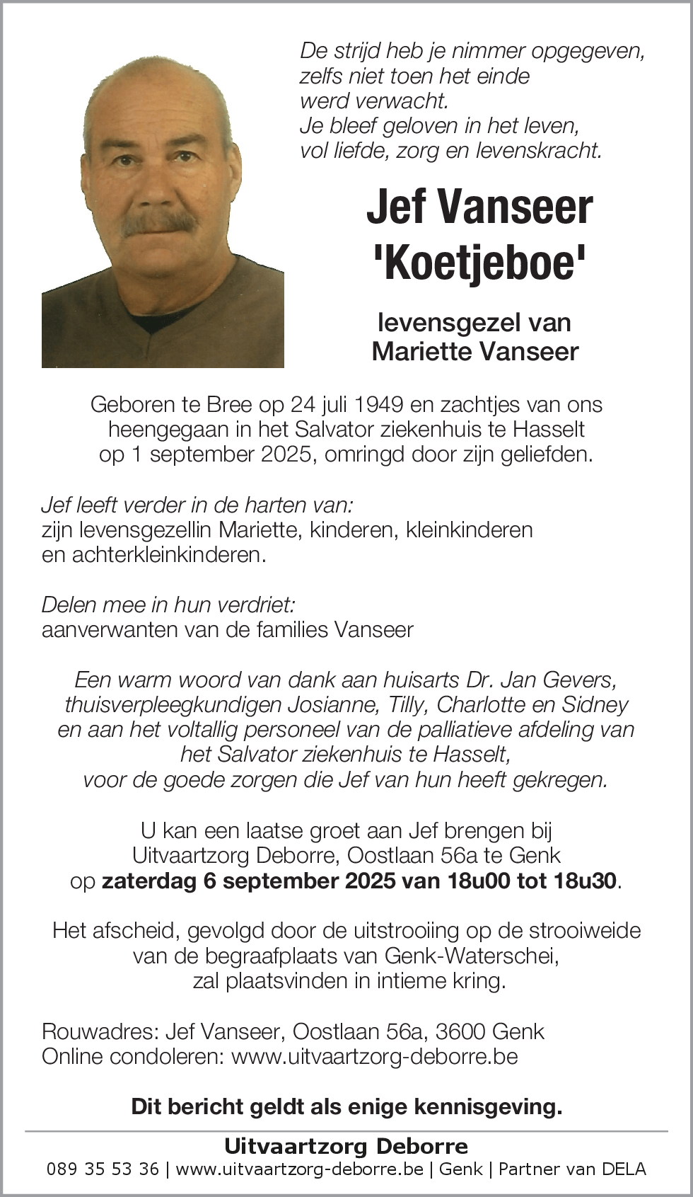 Jef Vanseer